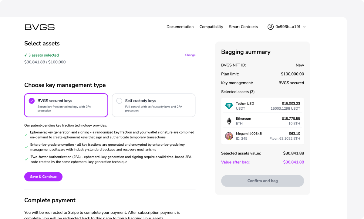 Step 2: Choose your key management type